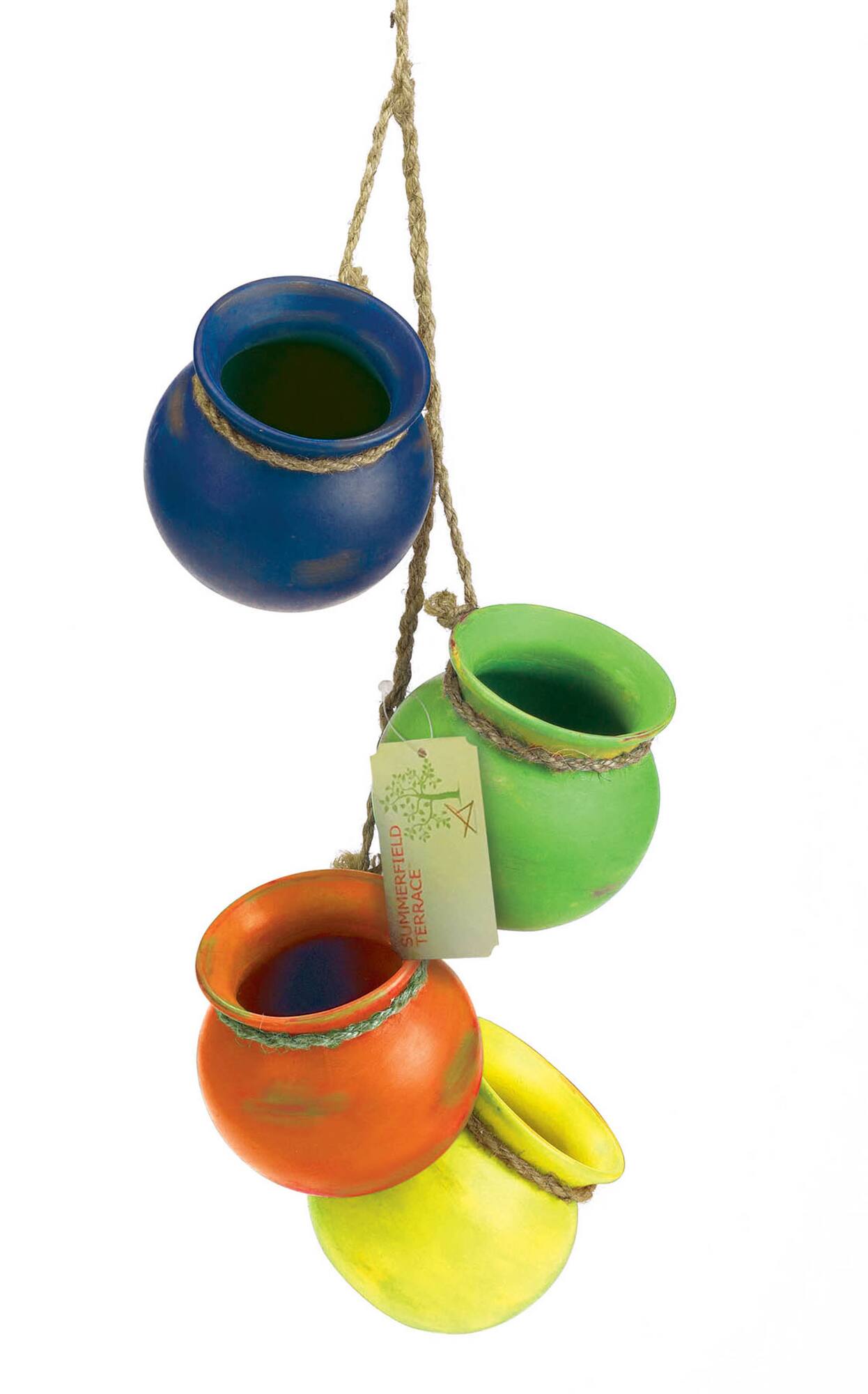 23" Fiesta Dangling Pots
